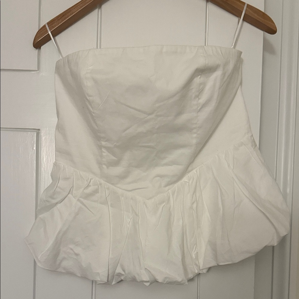 Strapless top